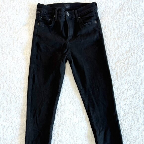 Citizens of Humanity Rocket High Rise Skinny Jeans-Black Colour - Picture 1 of 5
